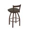 Holland Bar Stool Co 30" Low Back Swivel Bar Stool, Bronze Finish, Graph Chalice Seat 82130BZ019 - alternate 2